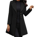 Men's Water-Repellent Italian Coat | Long Sleeve Warm Jacket 0