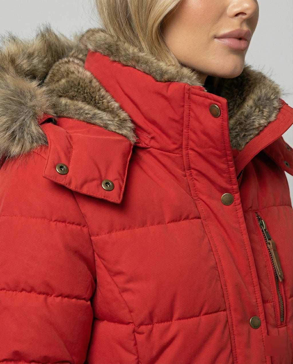 Men's Water-Repellent Winter Jacket with Hooded Fleece Lining 2