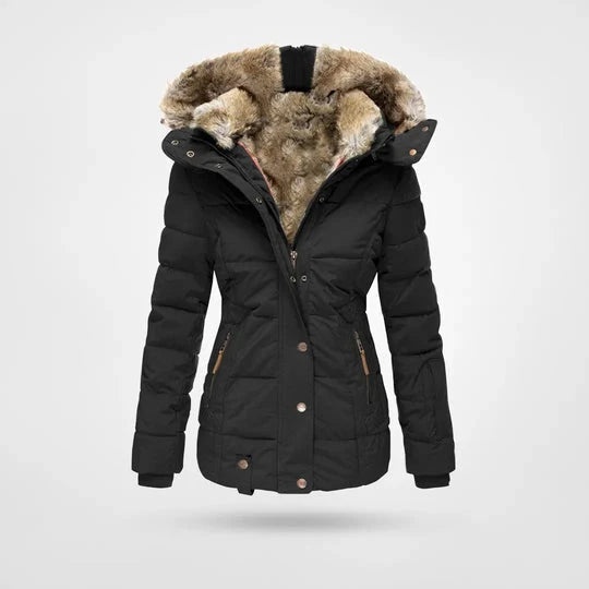 Men's Water-Repellent Winter Jacket with Hooded Fleece Lining 4