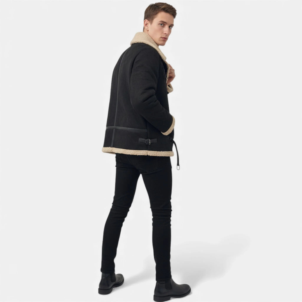Men's Winter Jacket | Fur-Lined Classic Coat for Cold Weather 4