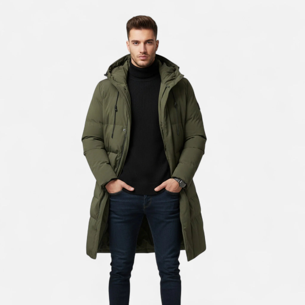 Men's Winter Jacket | Lightweight Insulated Hooded Coat 1
