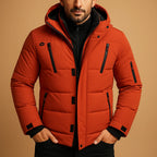 Men's Winter Jacket | Thick Insulated Zip-Up Coat for Cold Weather 3