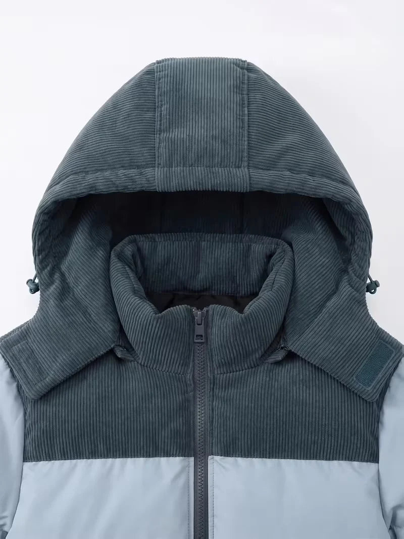 Men's Winter Jacket | Thickened Hooded Puffer Coat, Wind-Resistant 8