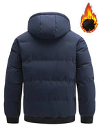 Men's Winter Puffer Jacket | Hooded Fleece Lined Coat 8