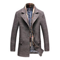 Men's Wool Overcoat | Tailored Classic Formal Coat 0
