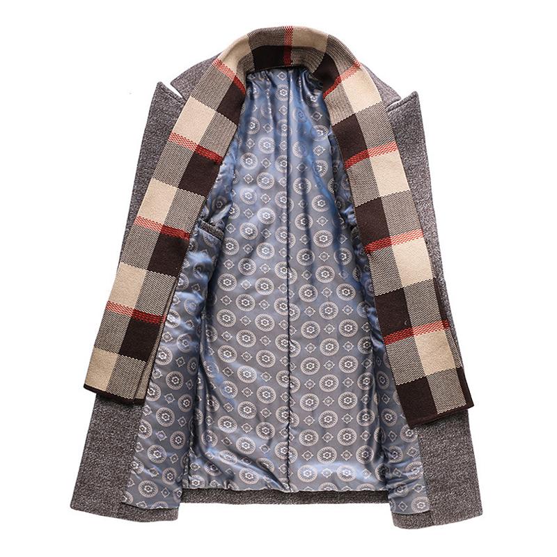 Men's Wool Overcoat | Tailored Classic Formal Coat 2