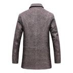 Men's Wool Overcoat | Tailored Classic Formal Coat 3