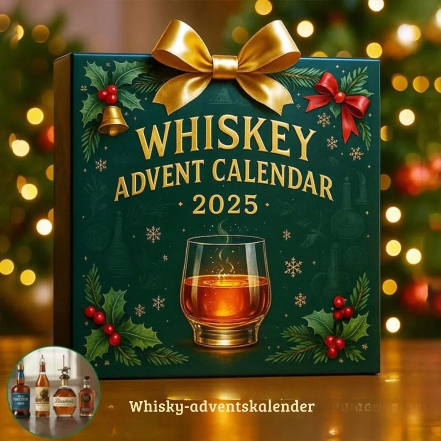 Advent Calendar with 24 Mini Whisky & Beer Tasting Bottles