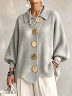 Oversized Button Cardigan Sweater for Women | Cozy Chunky Knit 11