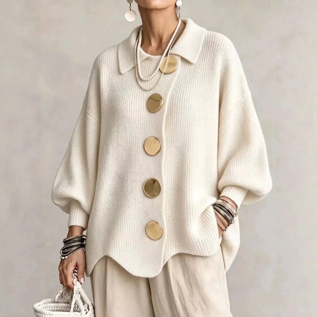 Oversized Button Cardigan Sweater for Women | Cozy Chunky Knit 3