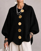 Oversized Button Cardigan Sweater for Women | Cozy Chunky Knit 7