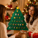 Refillable Fabric Advent Calendar | Festive Christmas Tree Design 3