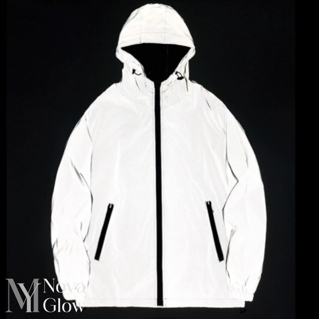 Reflective Jacket for Men | Lightweight Windproof Safety Coat 0