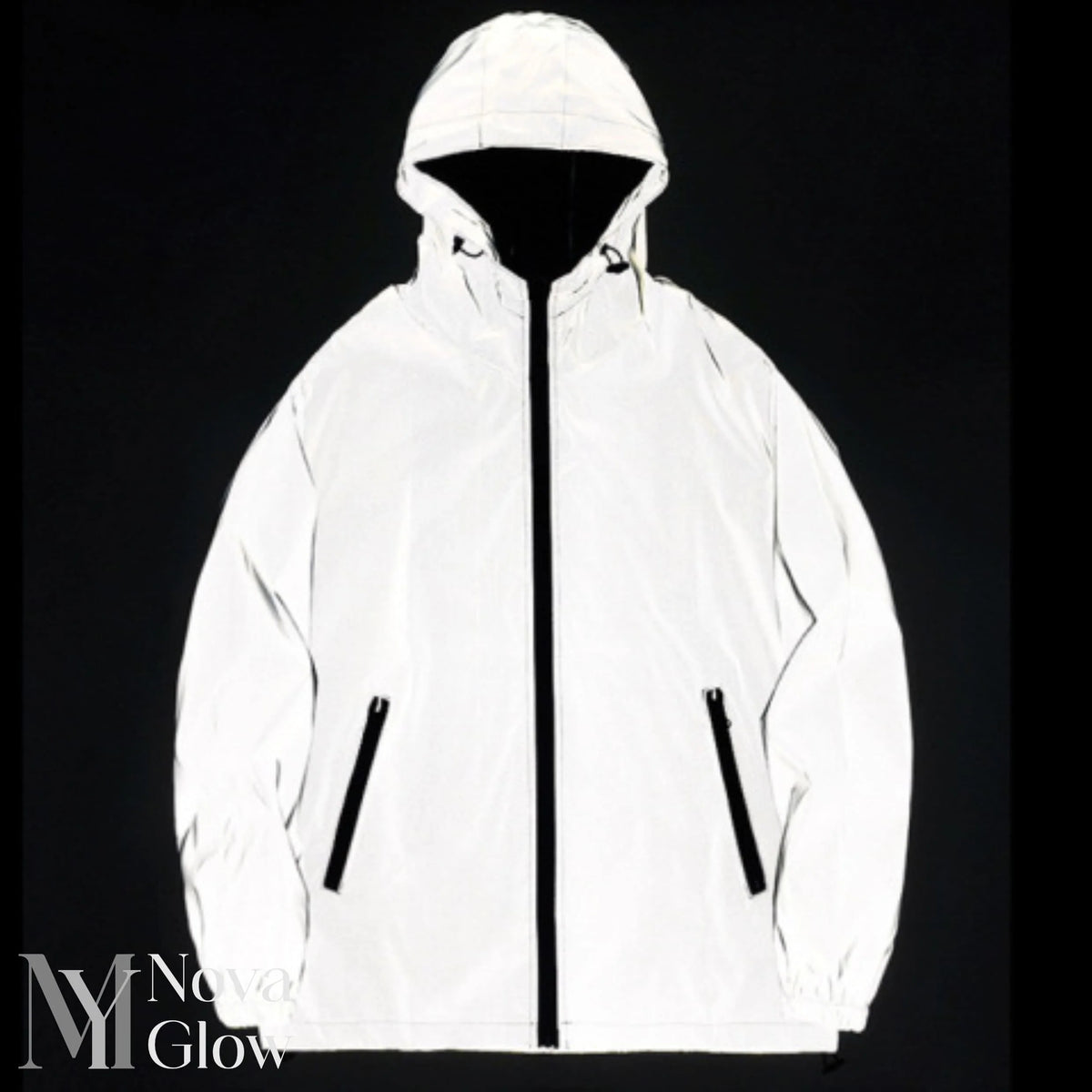 Reflective Jacket for Men | Lightweight Windproof Safety Coat 0