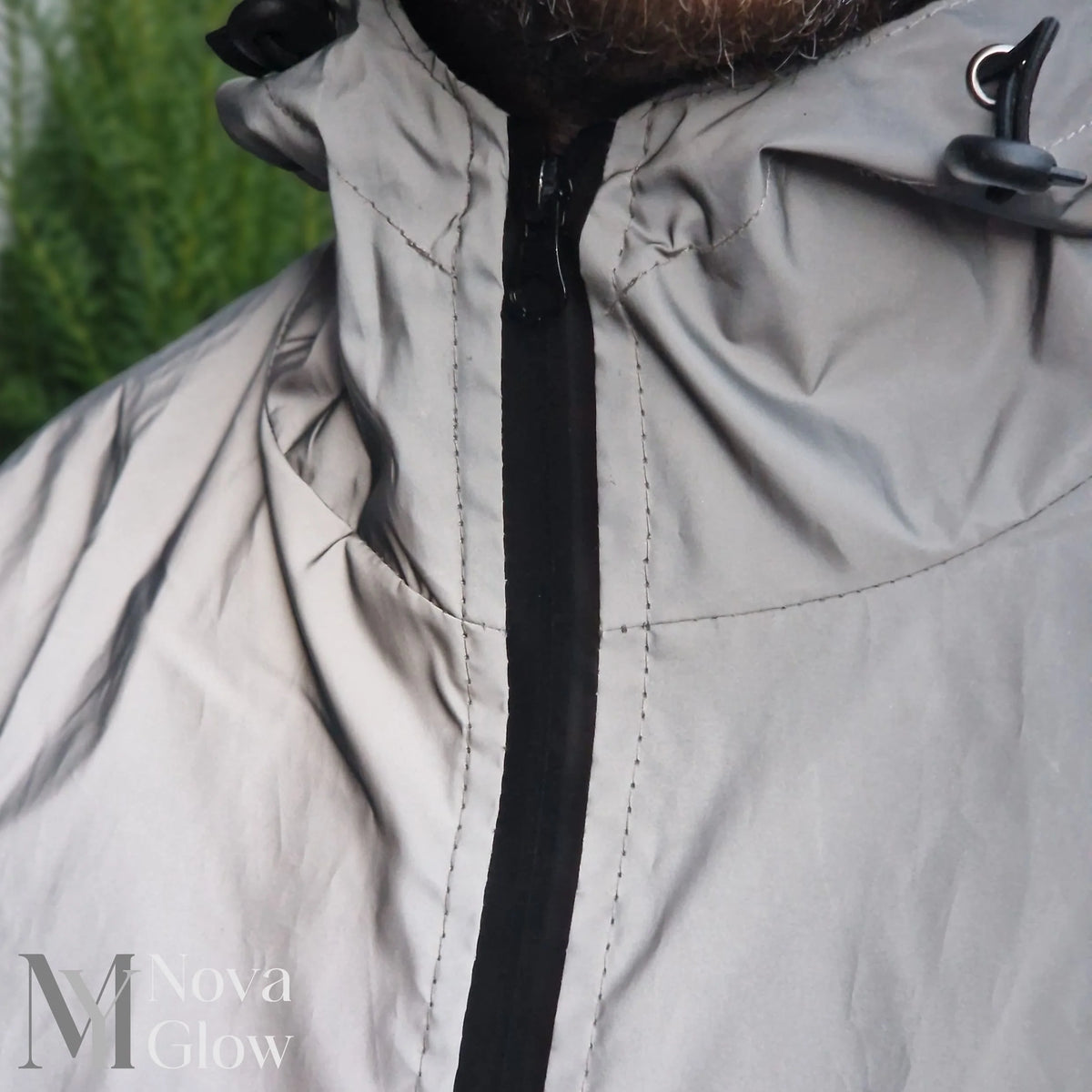 Reflective Jacket for Men | Lightweight Windproof Safety Coat 6