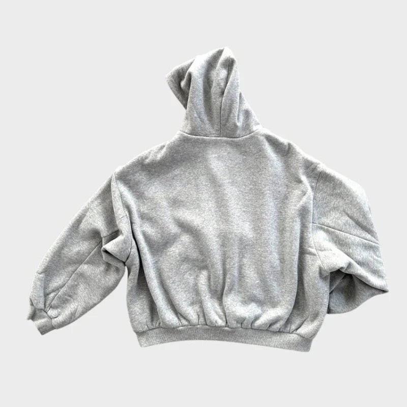Reversible Oversized Hoodie | Lightweight Zip-Up Sweatshirt 6