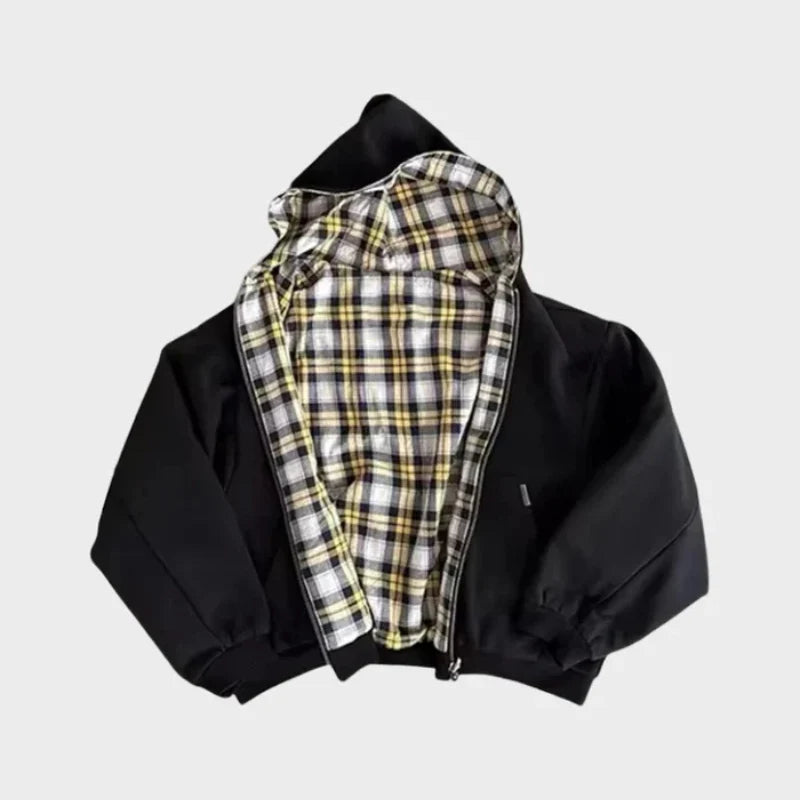 Reversible Oversized Hoodie | Lightweight Zip-Up Sweatshirt 8