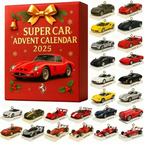 Supercar Countdown Advent Calendar 2025 | 24 Miniature Car Models