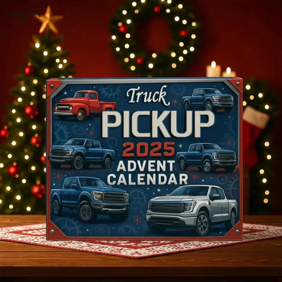 Truck Christmas Countdown Calendar 2025 | 24 Miniature Pickup Trucks 2