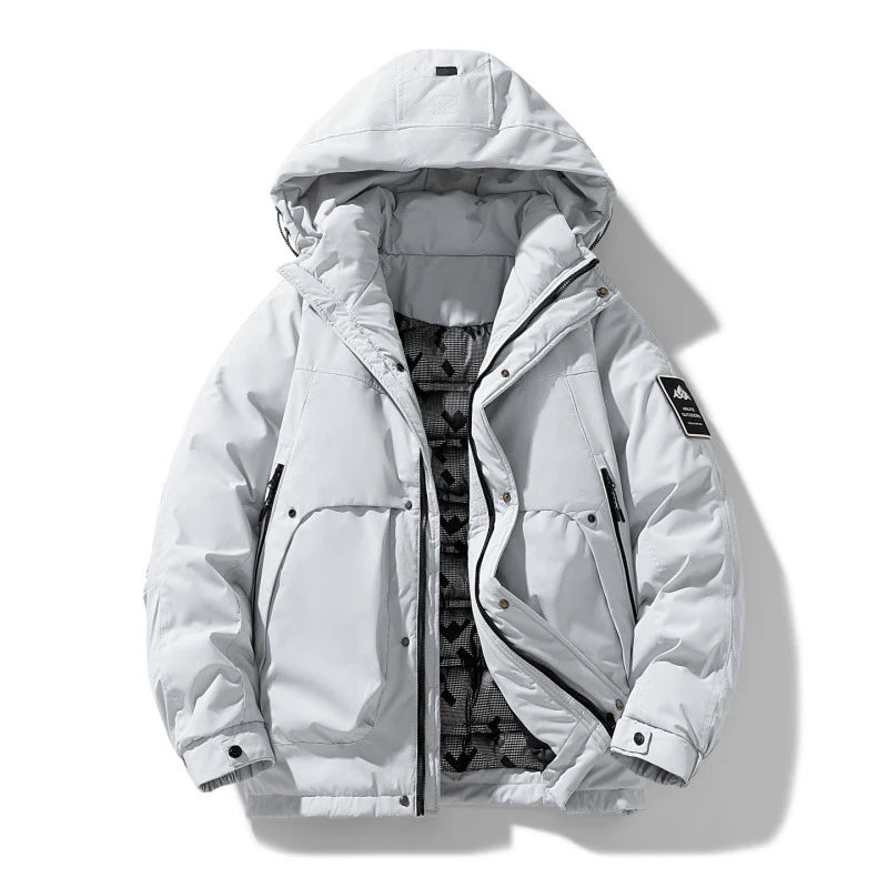 Unisex Water-Repellent Jacket | Lightweight Hooded Winter Coat 12