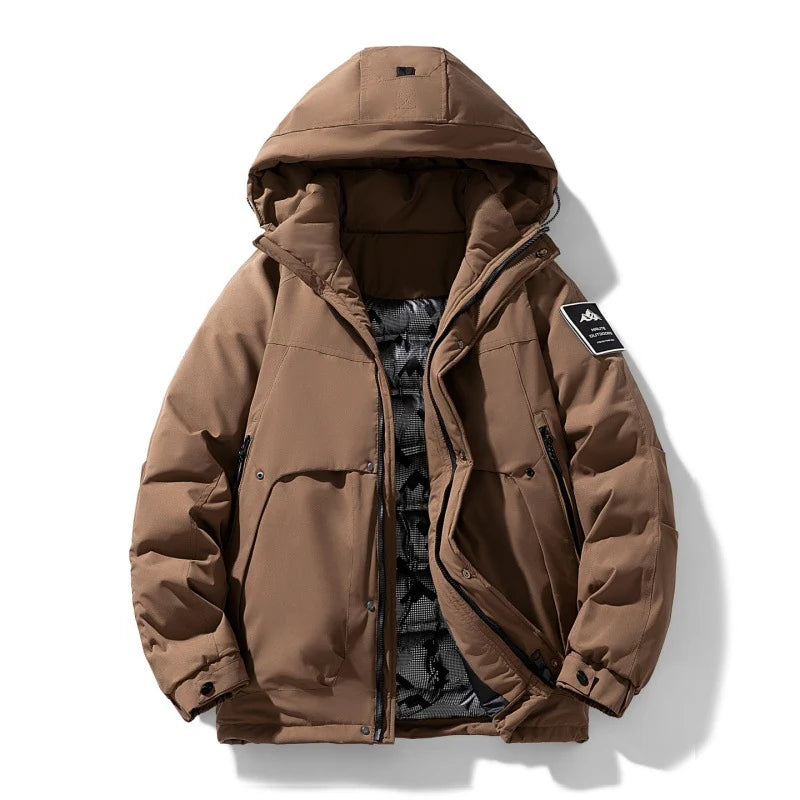 Unisex Water-Repellent Jacket | Lightweight Hooded Winter Coat 6