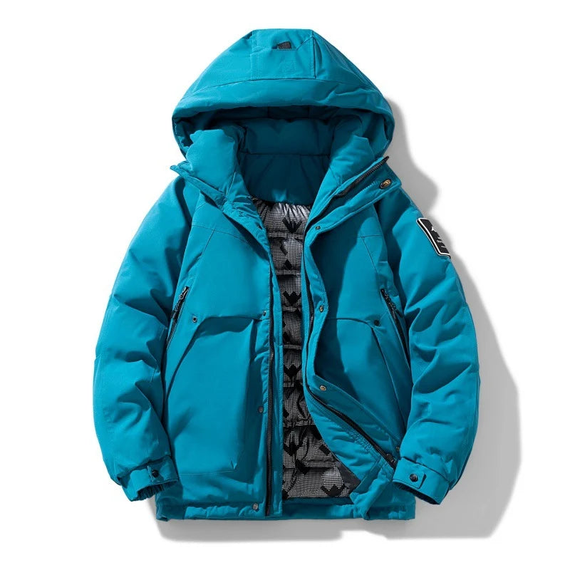 Unisex Water-Repellent Jacket | Lightweight Hooded Winter Coat 7