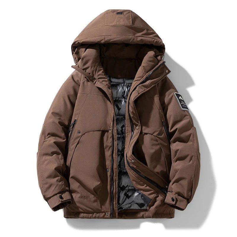 Unisex Water-Repellent Jacket | Lightweight Hooded Winter Coat 9