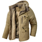 Waterproof Winter Jacket | Windproof Hooded Coat for Cold Weather 0
