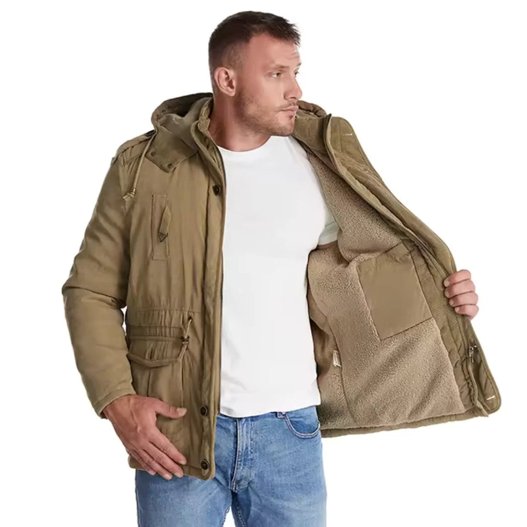 Waterproof Winter Jacket | Windproof Hooded Coat for Cold Weather 1