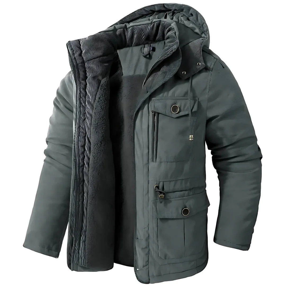 Waterproof Winter Jacket | Windproof Hooded Coat for Cold Weather 2