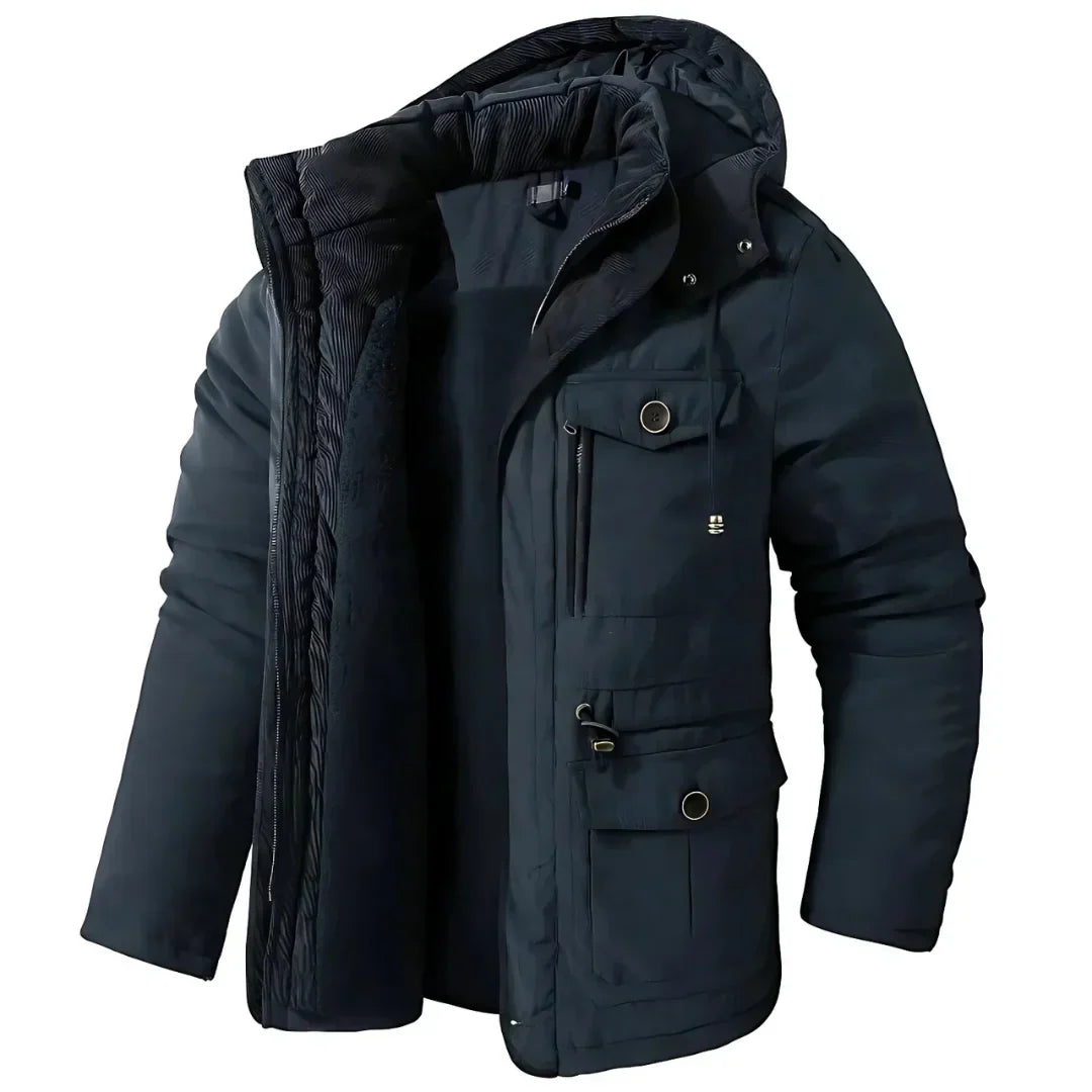 Waterproof Winter Jacket | Windproof Hooded Coat for Cold Weather 3