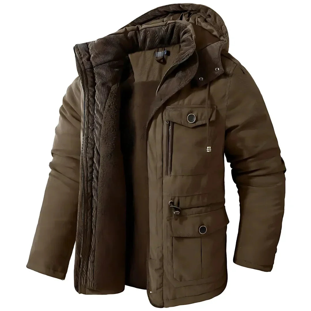 Waterproof Winter Jacket | Windproof Hooded Coat for Cold Weather 4