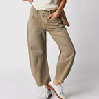 Women's Baggy Jeans | High Waist Relaxed Fit Barrel Leg Denim 2