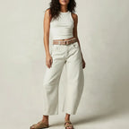 Women's Baggy Jeans | High Waist Relaxed Fit Barrel Leg Denim 4