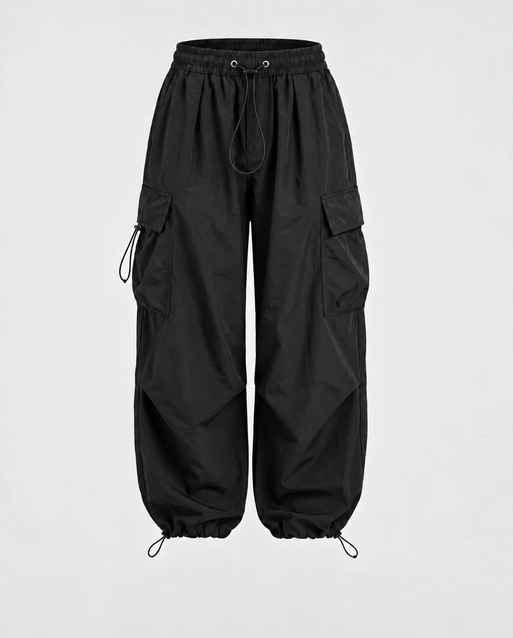 Women's Cargo Pants | Relaxed Fit Oversized Drawstring Style 0