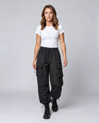 Women's Cargo Pants | Relaxed Fit Oversized Drawstring Style 1