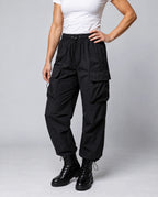 Women's Cargo Pants | Relaxed Fit Oversized Drawstring Style 3