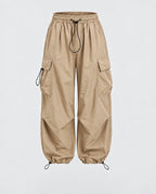 Women's Cargo Pants | Relaxed Fit Oversized Drawstring Style 5