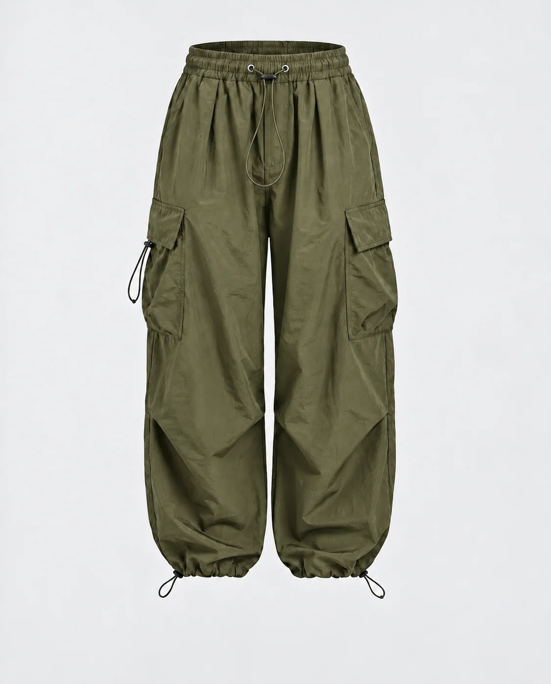Women's Cargo Pants | Relaxed Fit Oversized Drawstring Style 6