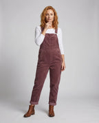 Women's Corduroy Dungarees | Relaxed Fit Wide Leg Overalls 1
