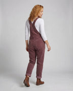 Women's Corduroy Dungarees | Relaxed Fit Wide Leg Overalls 3