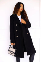 Women's Double-Breasted Wool Coat | Cozy Winter Outerwear 3