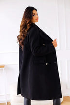 Women's Double-Breasted Wool Coat | Cozy Winter Outerwear 4