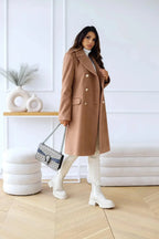 Women's Double-Breasted Wool Coat | Cozy Winter Outerwear 6