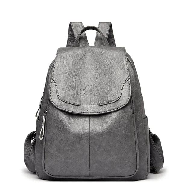 Women's Durable Leather Backpack | Spacious Everyday Carry Bag 3