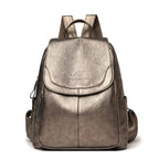 Women's Durable Leather Backpack | Spacious Everyday Carry Bag 4