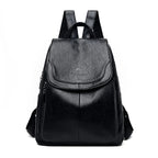 Women's Durable Leather Backpack | Spacious Everyday Carry Bag 6