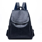 Women's Durable Leather Backpack | Spacious Everyday Carry Bag 8