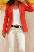Women's Fitted Blazer | Tailored Single-Button Jacket 5