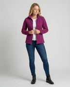 Women's Fleece Jacket | Lightweight Stand Collar Warm Layer 1